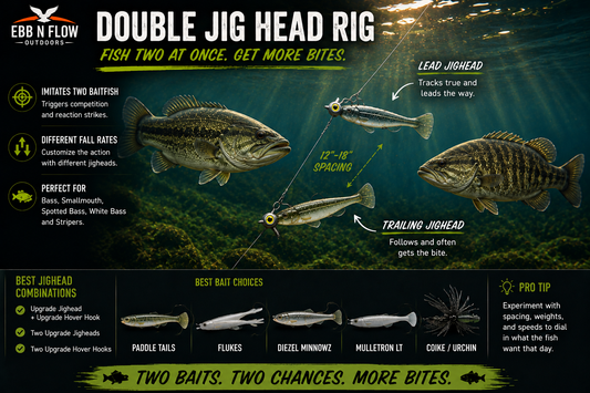Double Jig Head Rig: How to Fish Two at Once