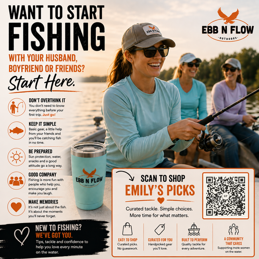 Want to Start Fishing With Your Husband, Boyfriend or Friends? Start Here.