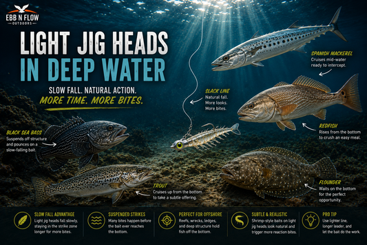 Light Jig Heads in Deep Water: Offshore Tactics