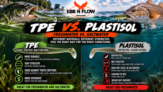 TPE vs. Plastisol for Freshwater vs. Saltwater: Do You Need Different Jigheads and Hooks?