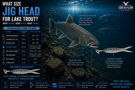 What Size Jig Head for Lake Trout?