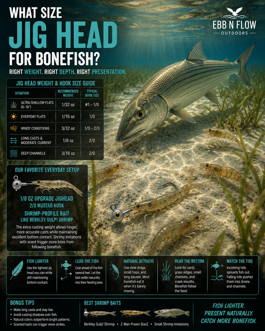 What Size Jig Head for Bonefish?