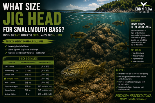 What Size Jig Head for Smallmouth Bass?