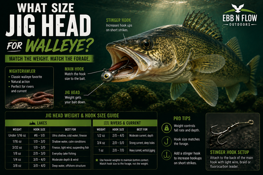 What Size Jig Head for Walleye?