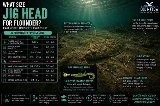 What Size Jig Head for Flounder?