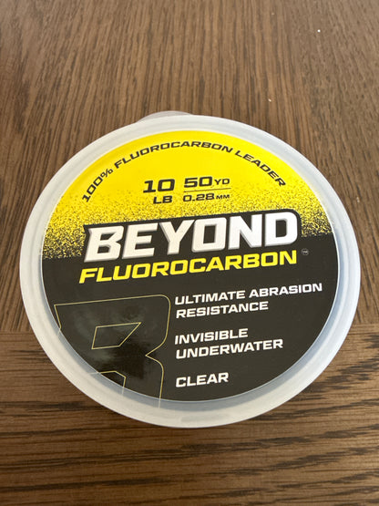 Beyond Braid Fluorocarbon Leader - Clear (50 Yards)
