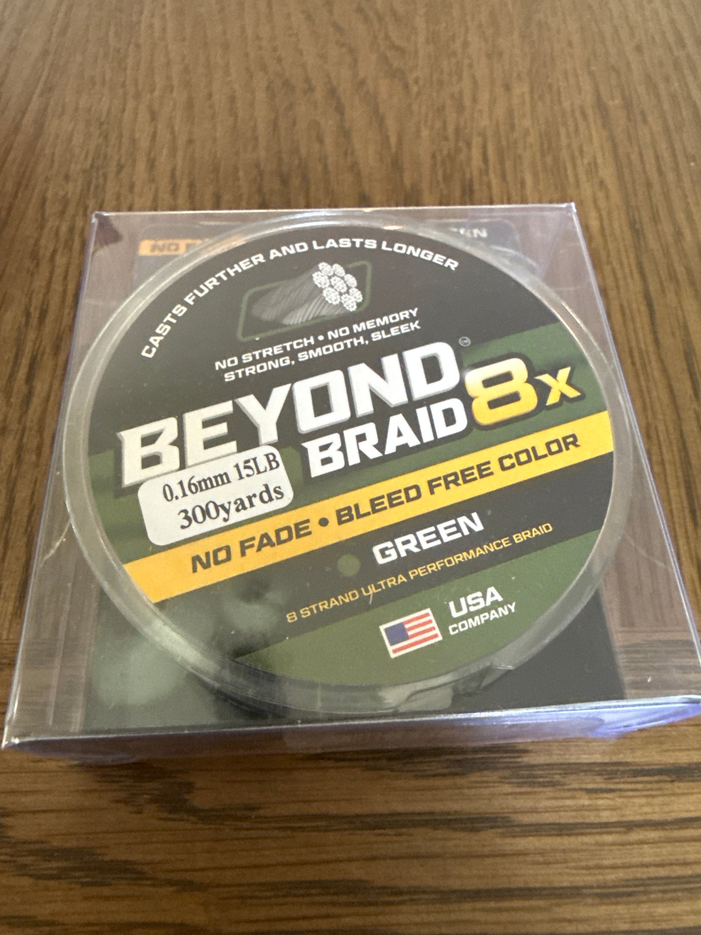 Beyond Braid 8X Braided Fishing Line - Green (300 Yards)