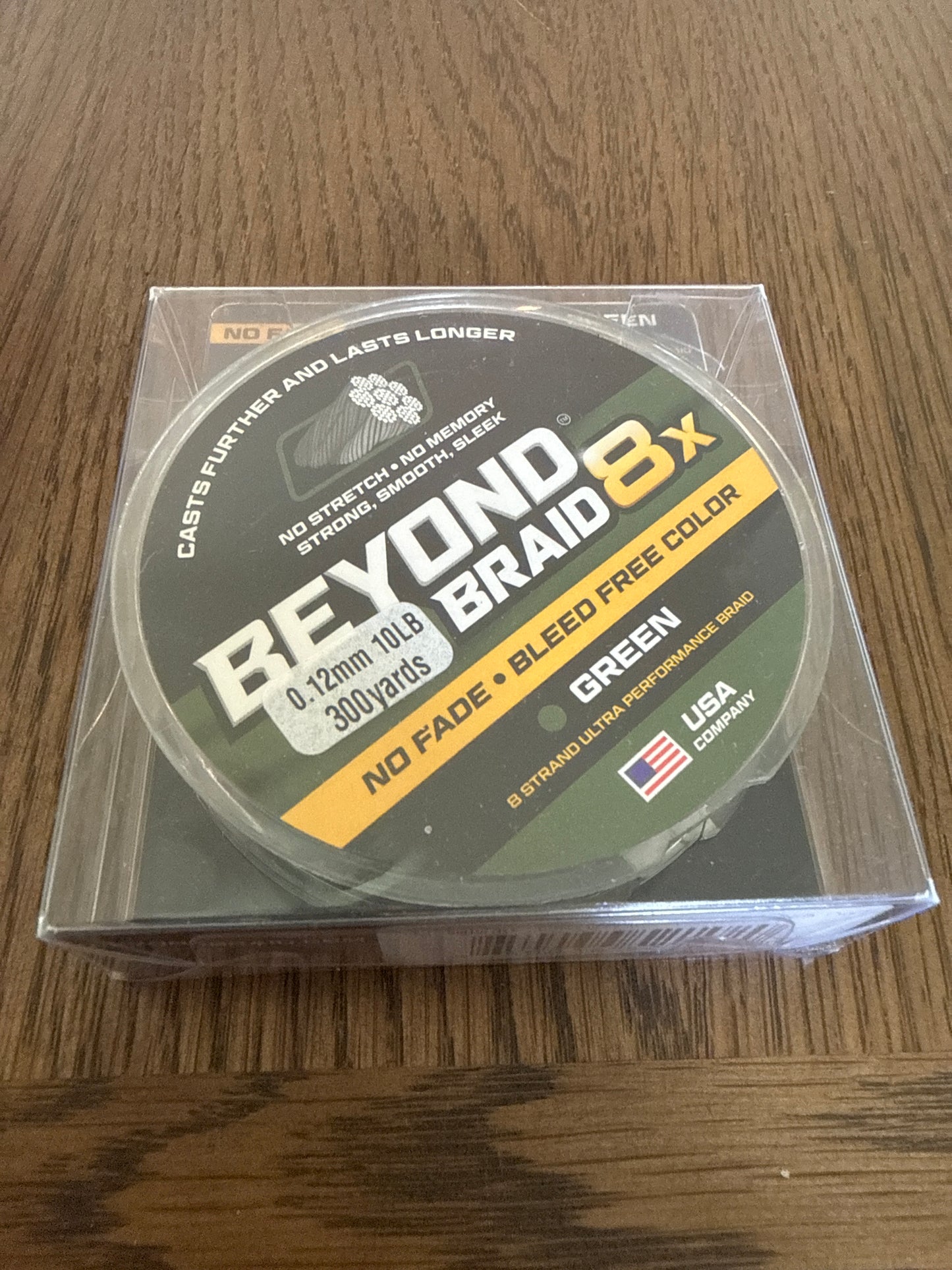 Beyond Braid 8X Braided Fishing Line - Green (300 Yards)