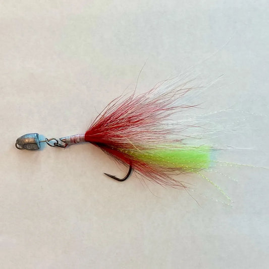EBB N FLOW Freshwater and Saltwater Buck Tail on a Z-MAN SnakelockZ HD Jig Head - EBB N FLOW OUTDOORS