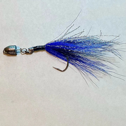 EBB N FLOW Freshwater and Saltwater Buck Tail on a Z-MAN SnakelockZ HD Jig Head - EBB N FLOW OUTDOORS