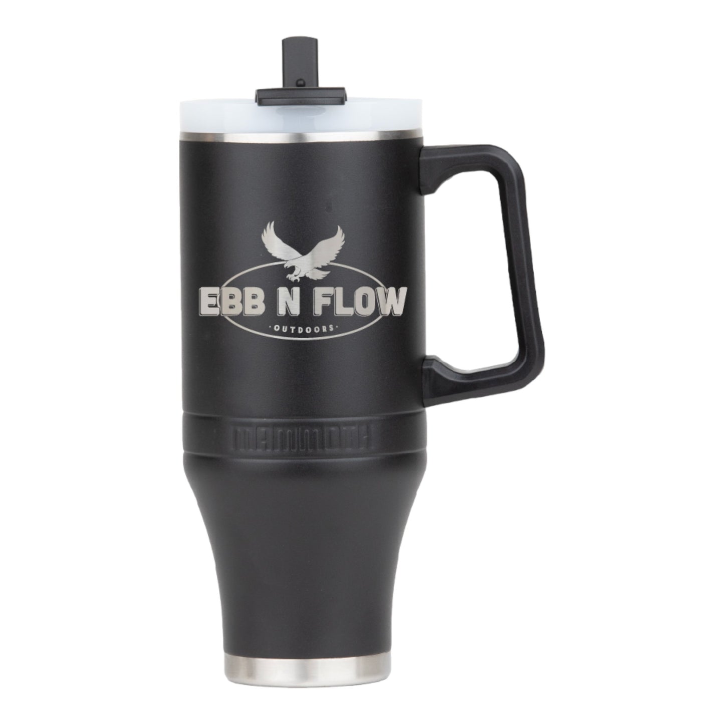 Mammoth Rover 40 oz Stainless Steel Tumbler with EBB N FLOW OUTDOORS Original Logo