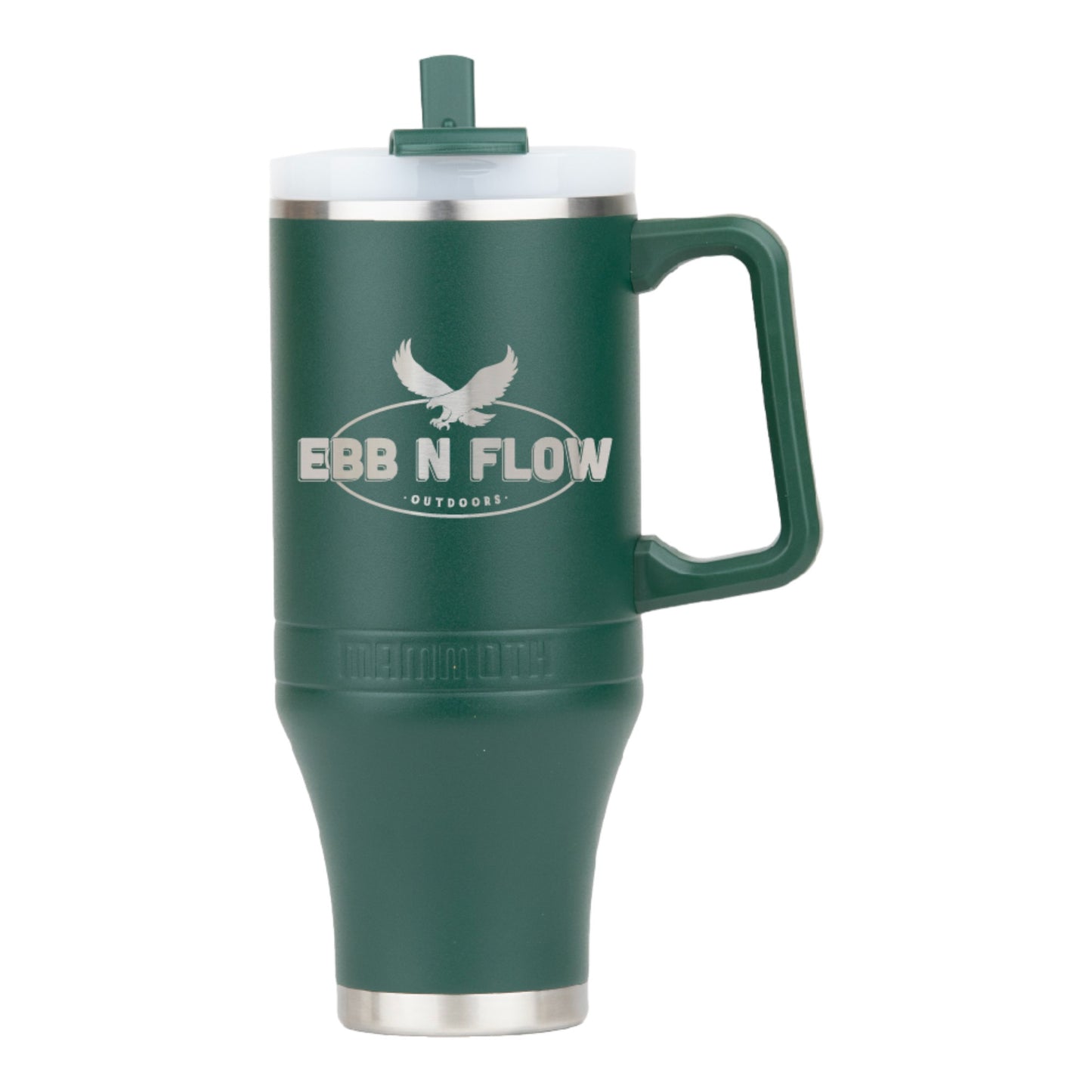 Mammoth Rover 40 oz Stainless Steel Tumbler with EBB N FLOW OUTDOORS Original Logo