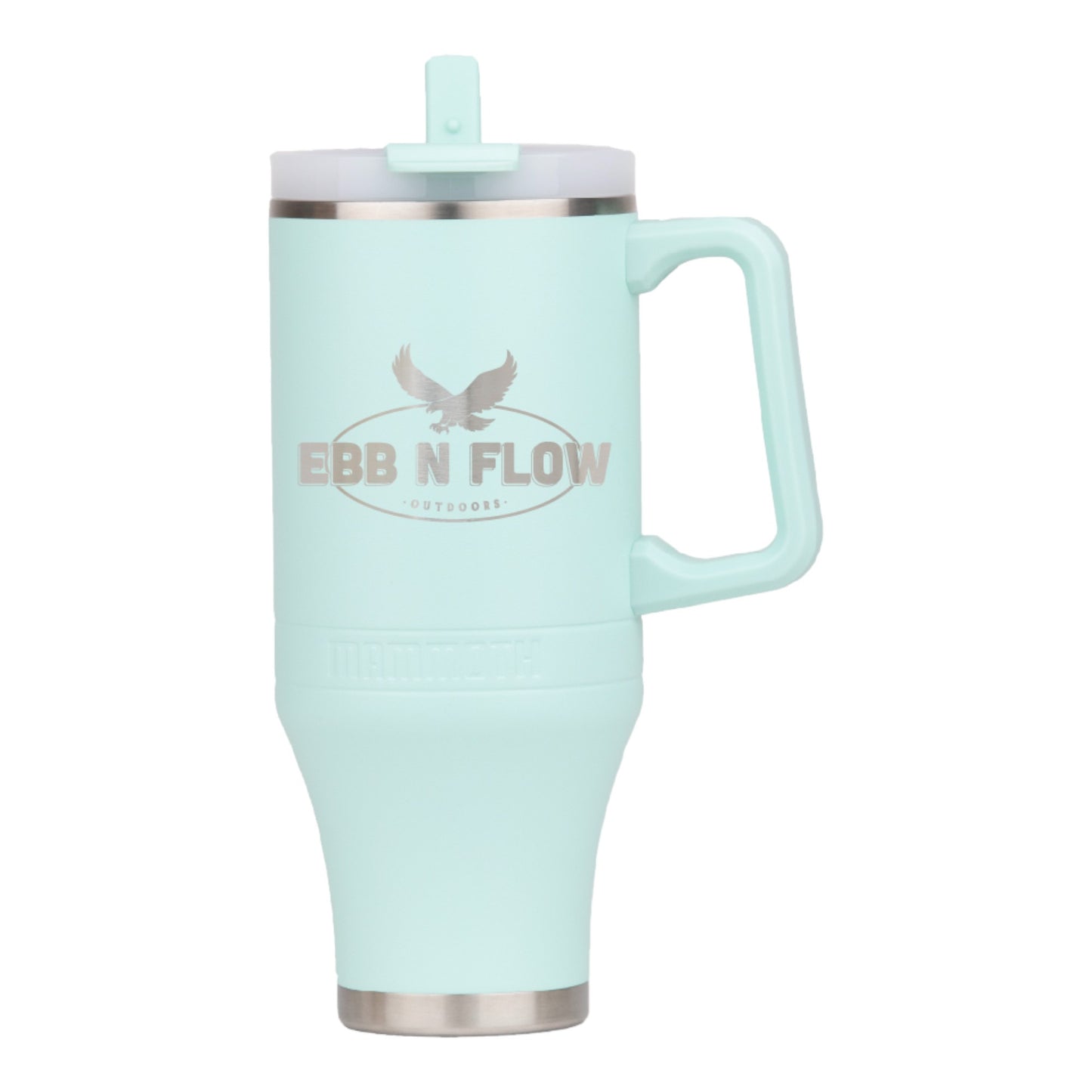 Mammoth Rover 40 oz Stainless Steel Tumbler with EBB N FLOW OUTDOORS Original Logo