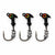 The Upgrade Ned Rig Jighead 3-pack, 1/4 oz, Black with Prism Eye