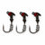 The Upgrade Ned Rig Jighead 3-pack, 1/4 oz, Watermelon Green w/ Red Flake with Red Eye