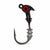 The Upgrade Ned Rig Jighead, 1/4 oz, Watermelon Green w/ Red Flake with Red Eye, 60 degree line tie