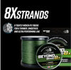 Beyond Braid 8X Braided Fishing Line - Green (300 Yards)